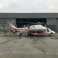 Arbetsplattform Helikopter