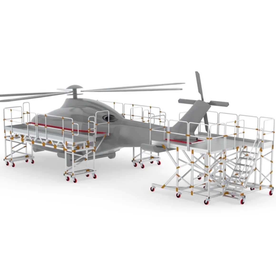 Arbetsplattform Helikopter