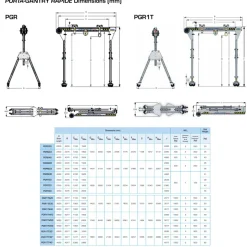 Bockkran 400kg Porta Gantry Rapide