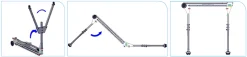 Bockkran 1000kg Porta Gantry Rapide
