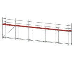 Byggställning modul stål 15x4m