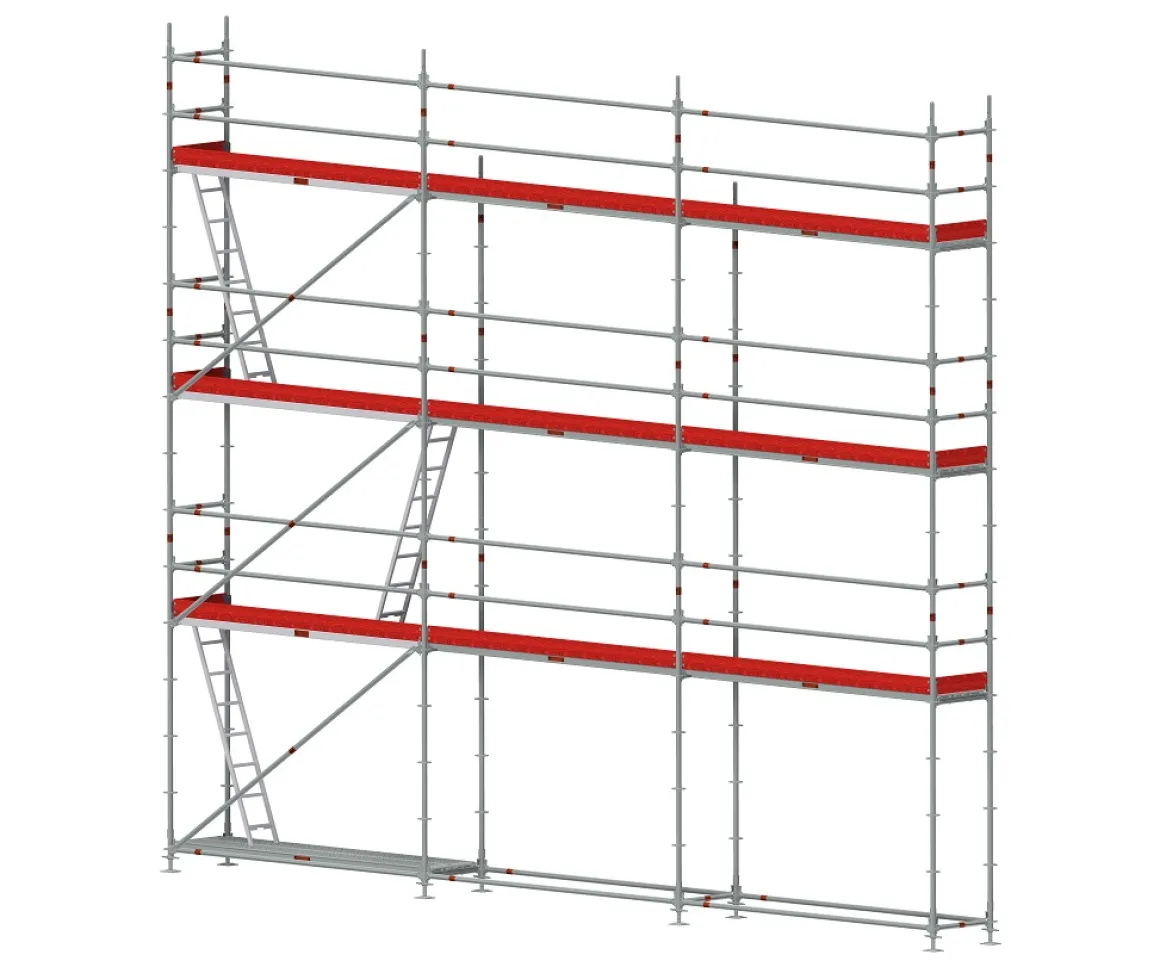Byggställning modul stål 9x8 m