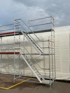 Byggställning modul stål 6x8 m