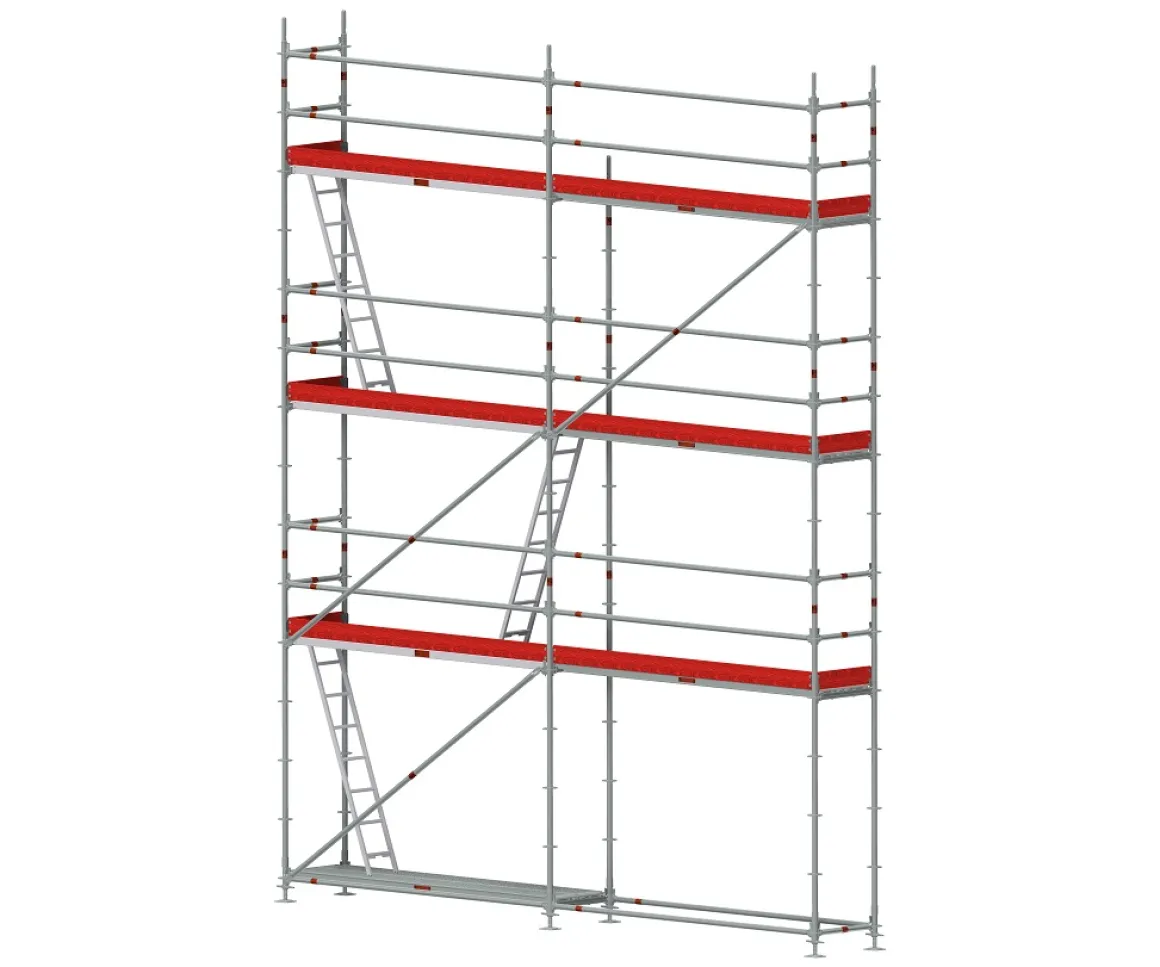 Byggställning modul stål 6x8 m
