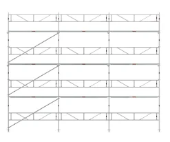 Byggställning RAM ALU 9x8 m
