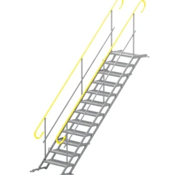 Byggtrappa 100cm 12 steg komplett 2 räcken