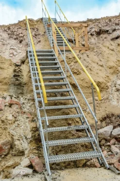 Byggtrappa 9-steg 70cm ALU