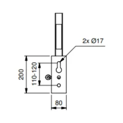 Combisafe Flexfäste 1221