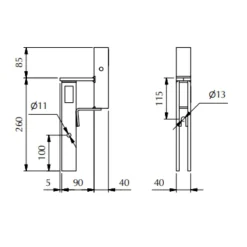 Combisafe Trappfäste 1202