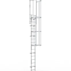 Fasadstege 4 - 4,7m inkl fallskydd