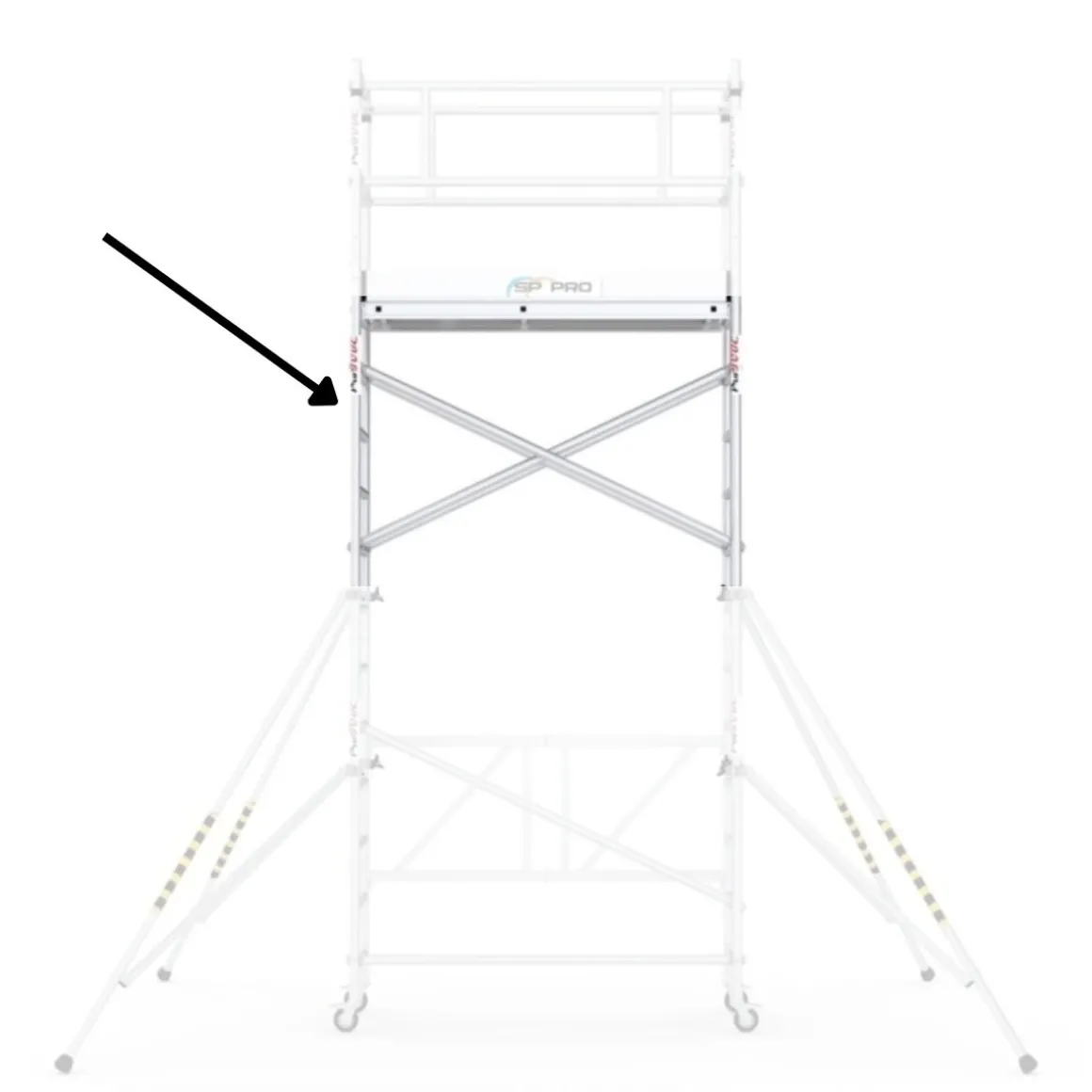 Förhöjningspaket 2m bred ProTube