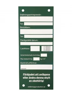 Grönskylt dubbelsidig 1000 st (kartong)