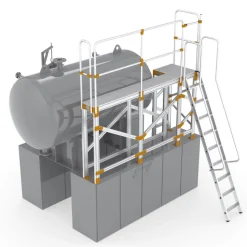 Industriplattform för tank och silo