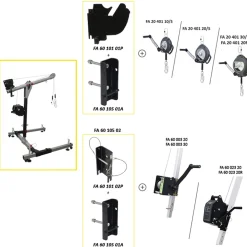 Mobil H-Förankringspunkt Davit
