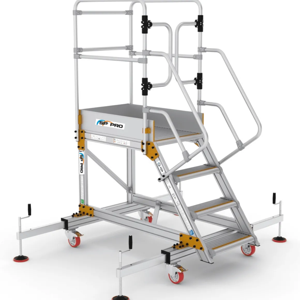 Plattformstrappa med stabilisator
