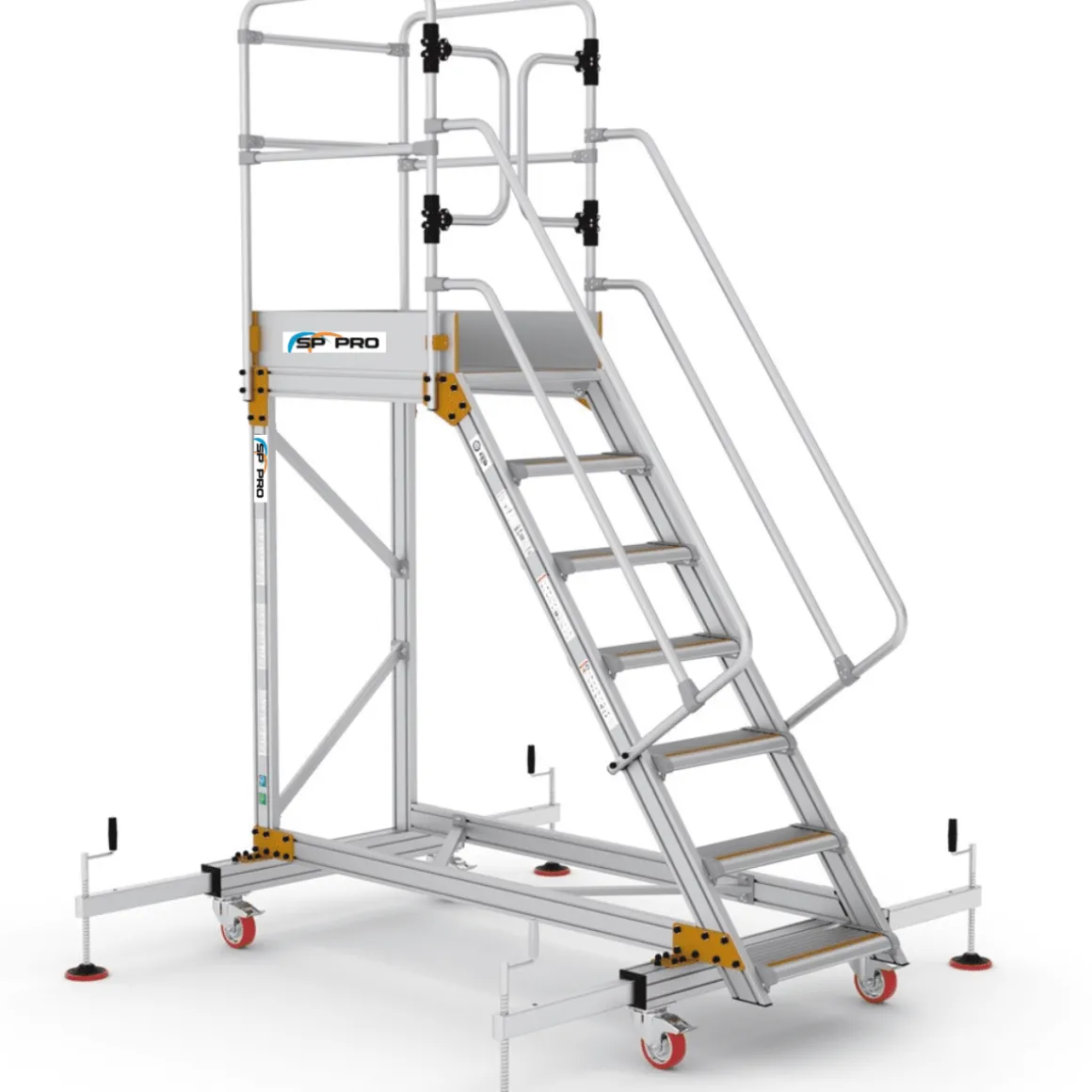 Plattformstrappa med stabilisator