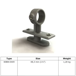 Rörkoppling containerfäste ovansida 48,3mm