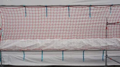 Skyddsräckesnät Värmetålig sparklist 1,5 x 10m