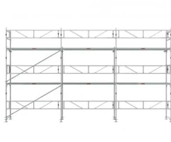 Ställningstrailer med 60m² Villapaket Ram ALU