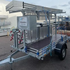 Ställningstrailer med SGS + Rullställning