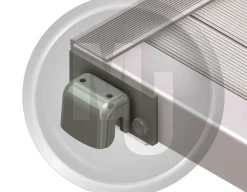 Ställningstrappa Aluminium 1.00 m