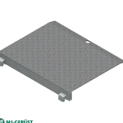 Överlappsplåt 0.36 m 1-plan