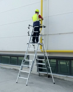 Vikbar teleskopisk arbetsplattform 1,31-1,83m