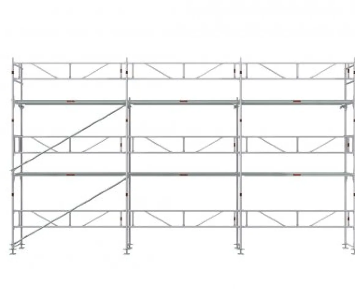 Villapaket ramställning ALU 50m² (2,57m fack)